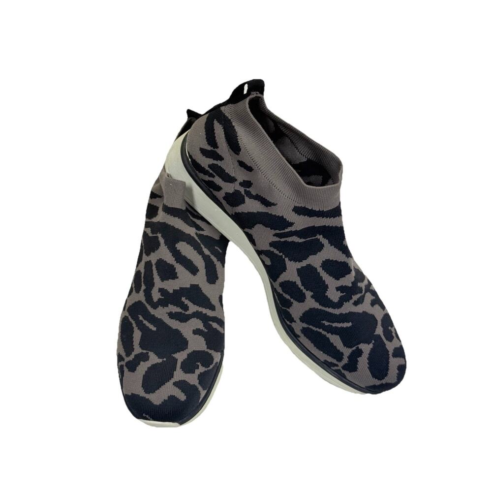 Louise Et Cie Lo Breyson Sneaker Women’s Sz 9/40 Leopard Print Knit Comfort Sock